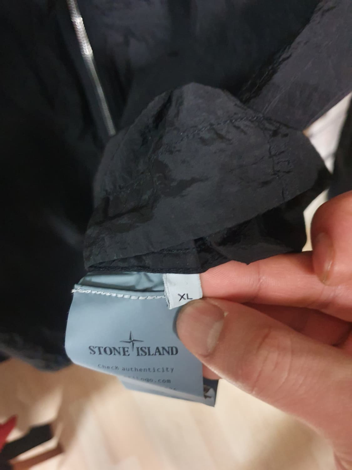 스톤아일랜드25년 나일론메탈 오버셔츠XL 상품이미지3