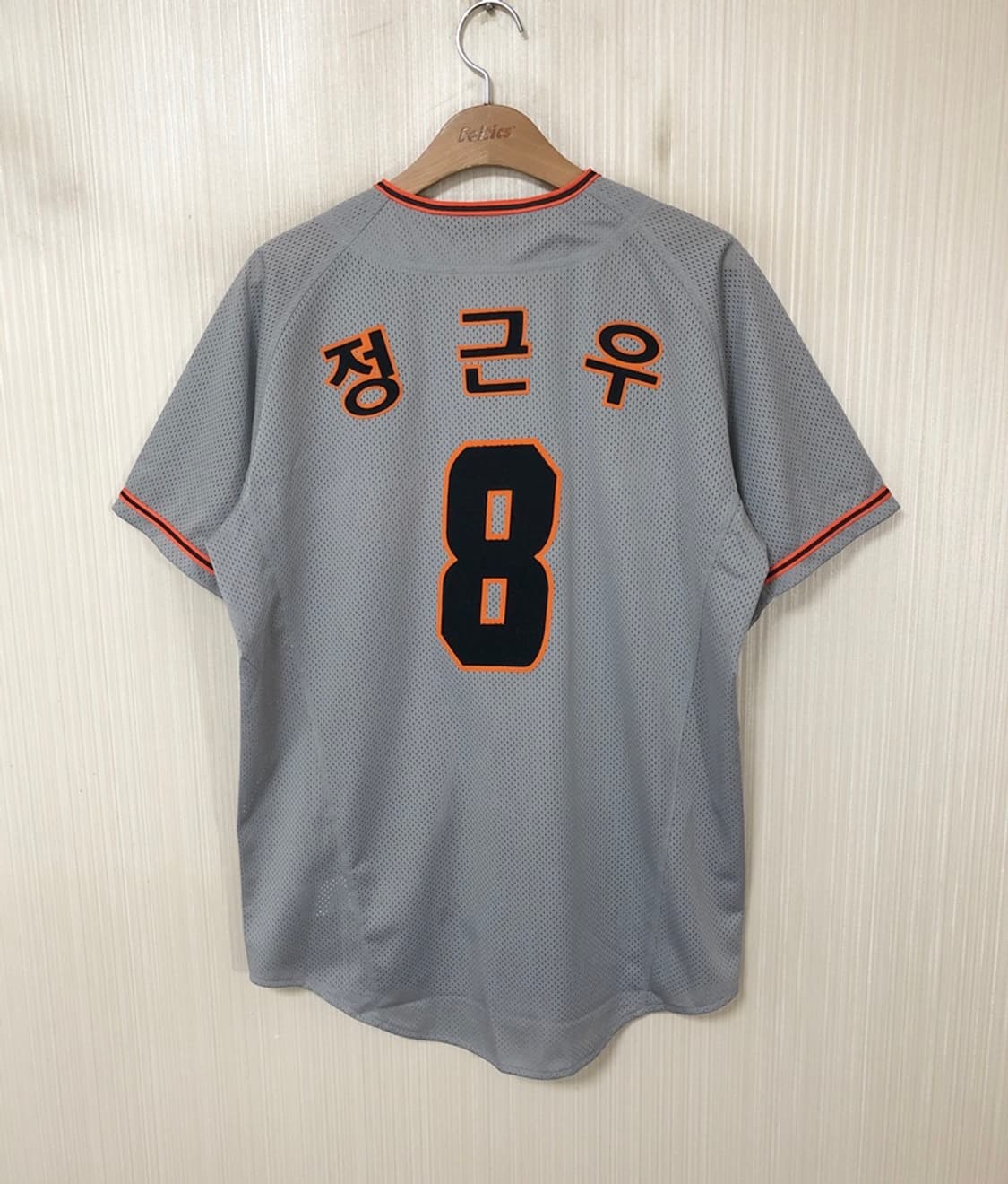 KBO KN 한화이글스 그레이 원정유니폼/져지 95 #8 정근우 상품이미지8