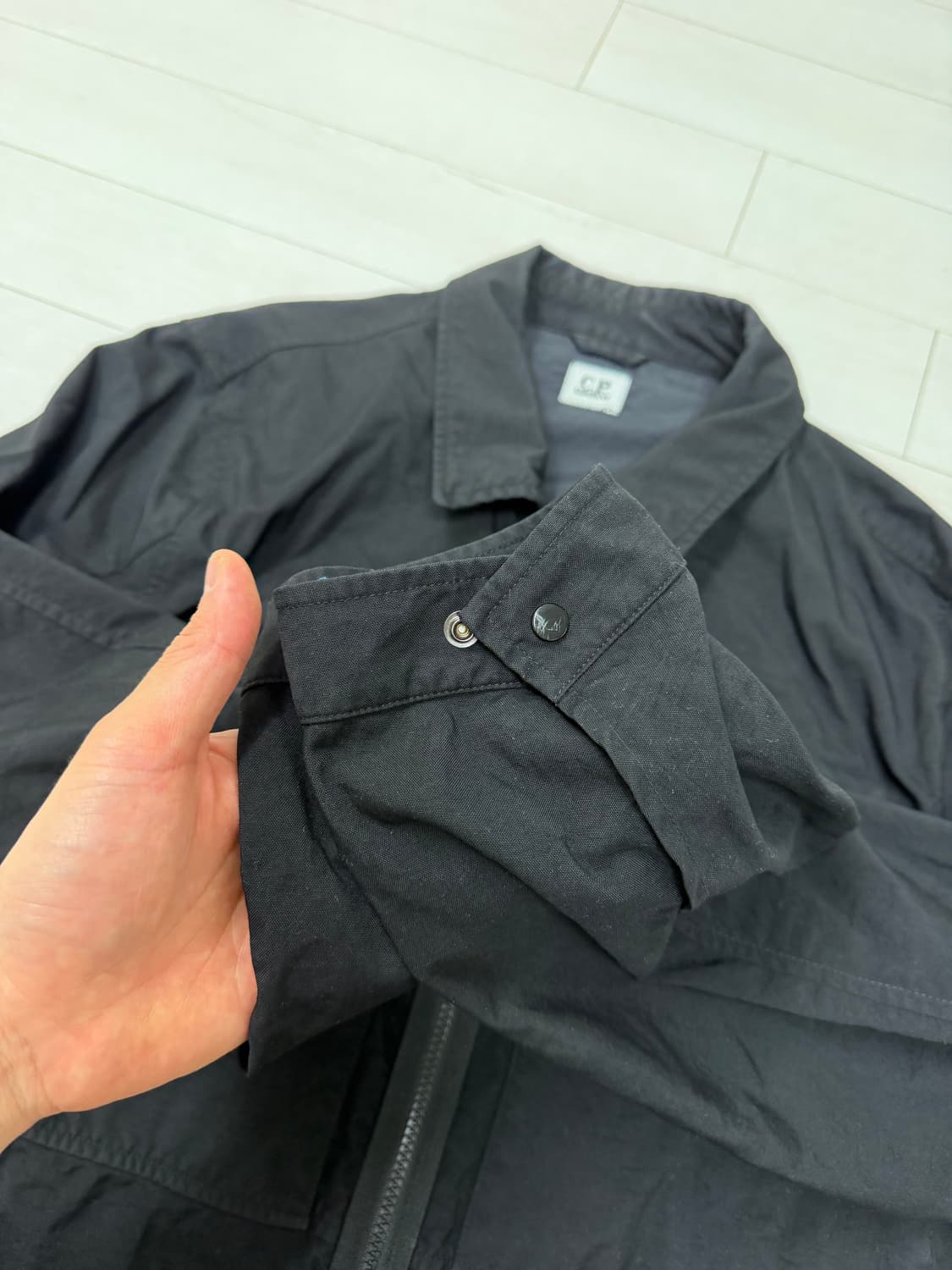 백화점판) cp컴퍼니 테일론 셔츠 100 사이즈  상태 9.2/10  사 상품이미지3