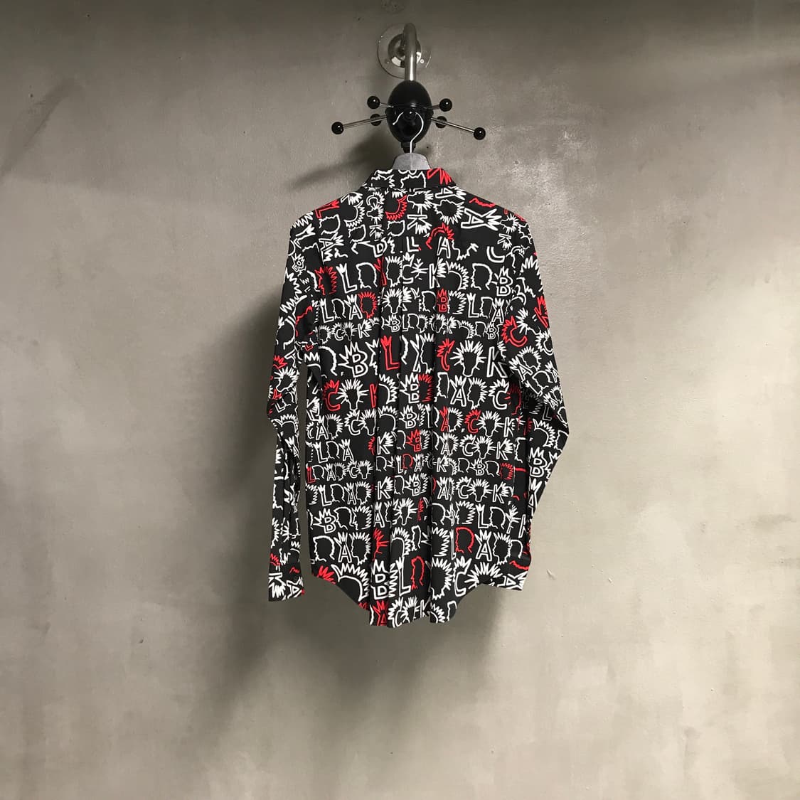 꼼데가르송 블랙 패턴 셔츠 L 상품이미지7