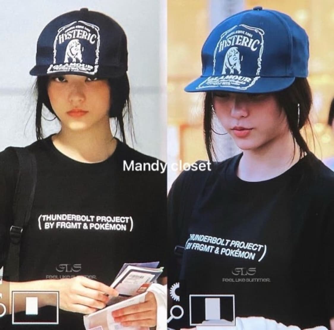 히스테릭글래머 HYS 위스키 자수 캡 블랙 상품이미지2