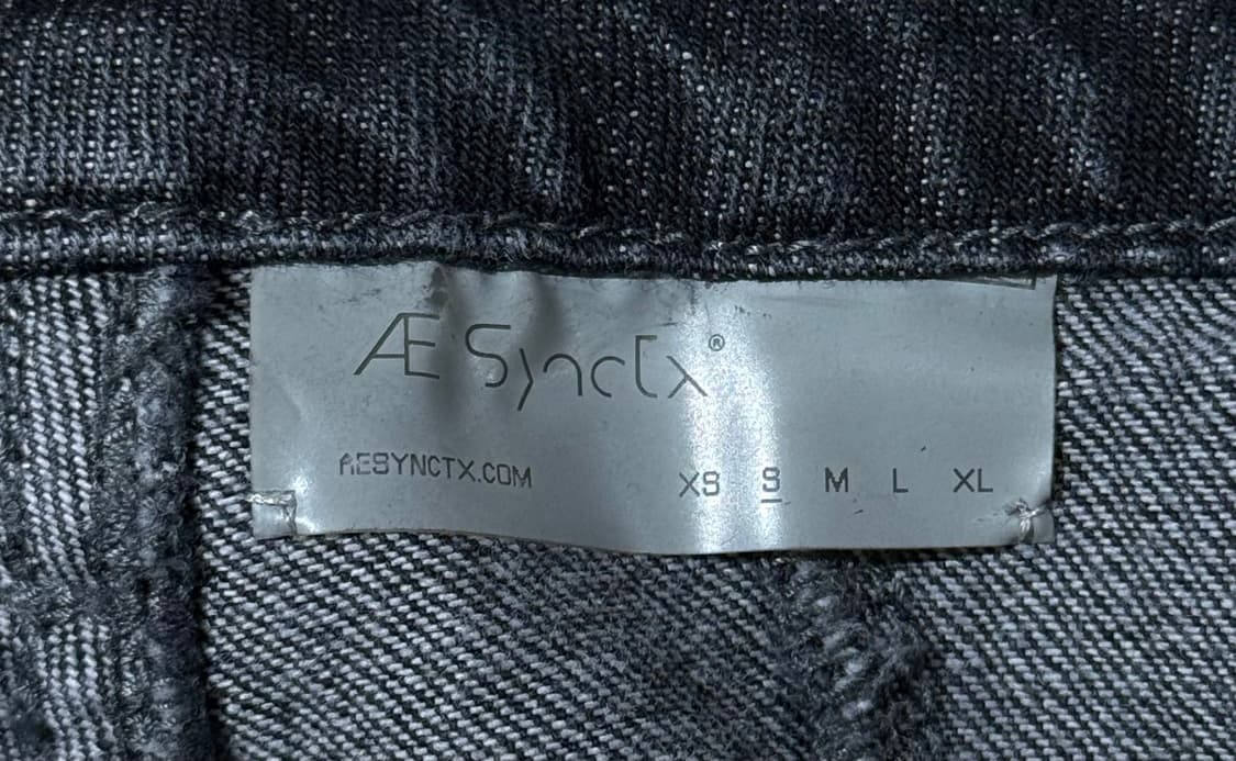 에이시네틱스 로우 라이즈 C 와이드 데님 팬츠 상품이미지5