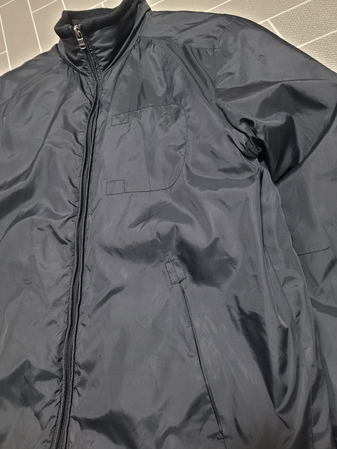 알마니 익스체인지 방풍 블랙 점퍼  L 상품이미지5