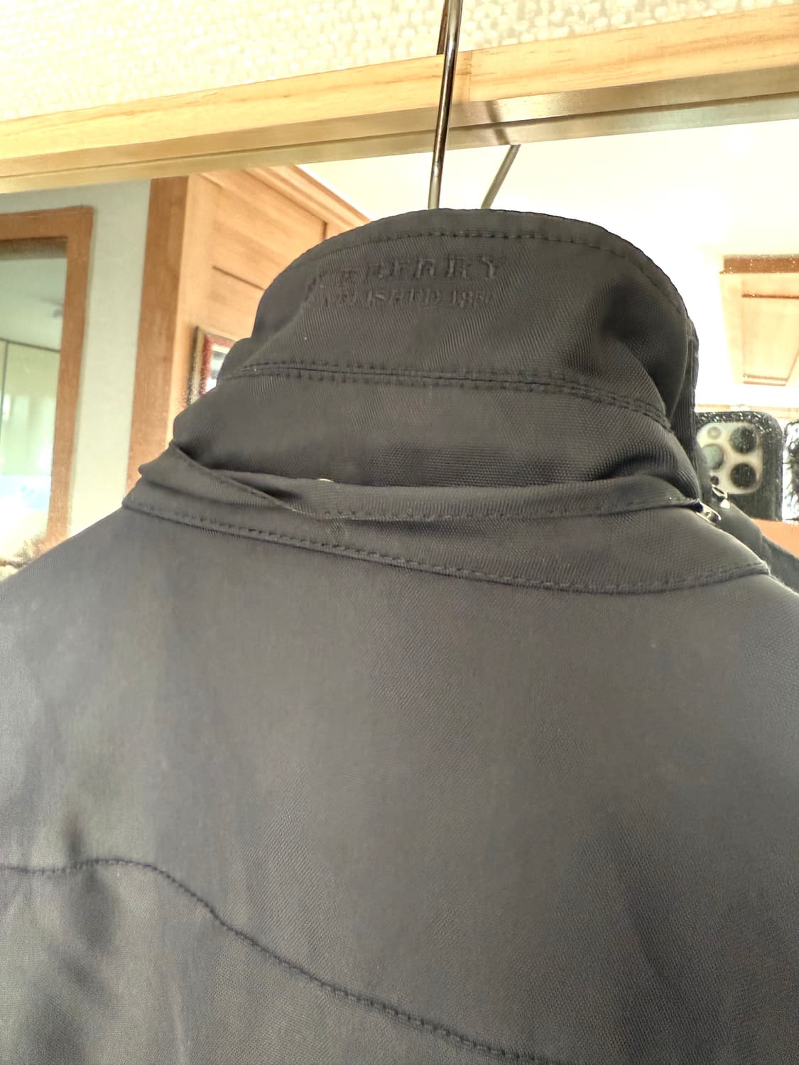 버버리 2 in 1 (필드자켓+오리털패딩), M 100-105 네이비 상품이미지4