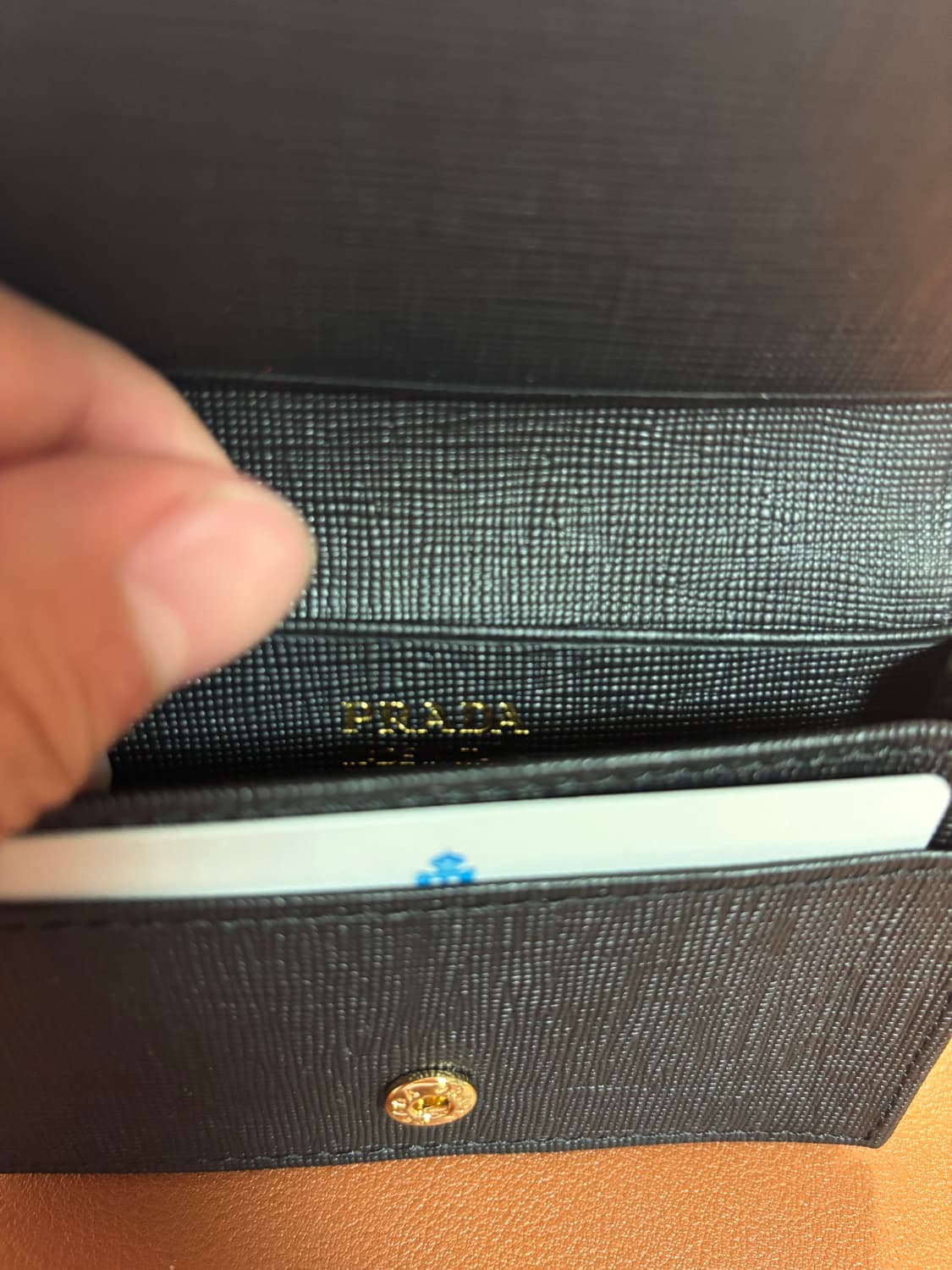 프라다 사피아노 카드 홀더 블랙 상품이미지3