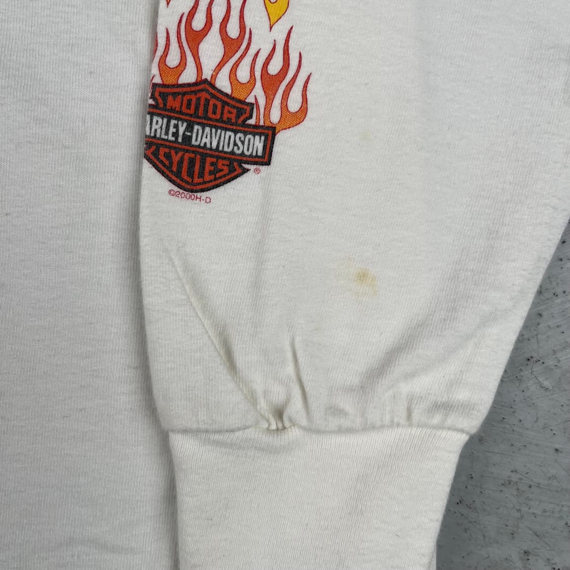 빈티지 할리데이비슨 라스베가스 플레임 포켓 롱슬리브 상품이미지7