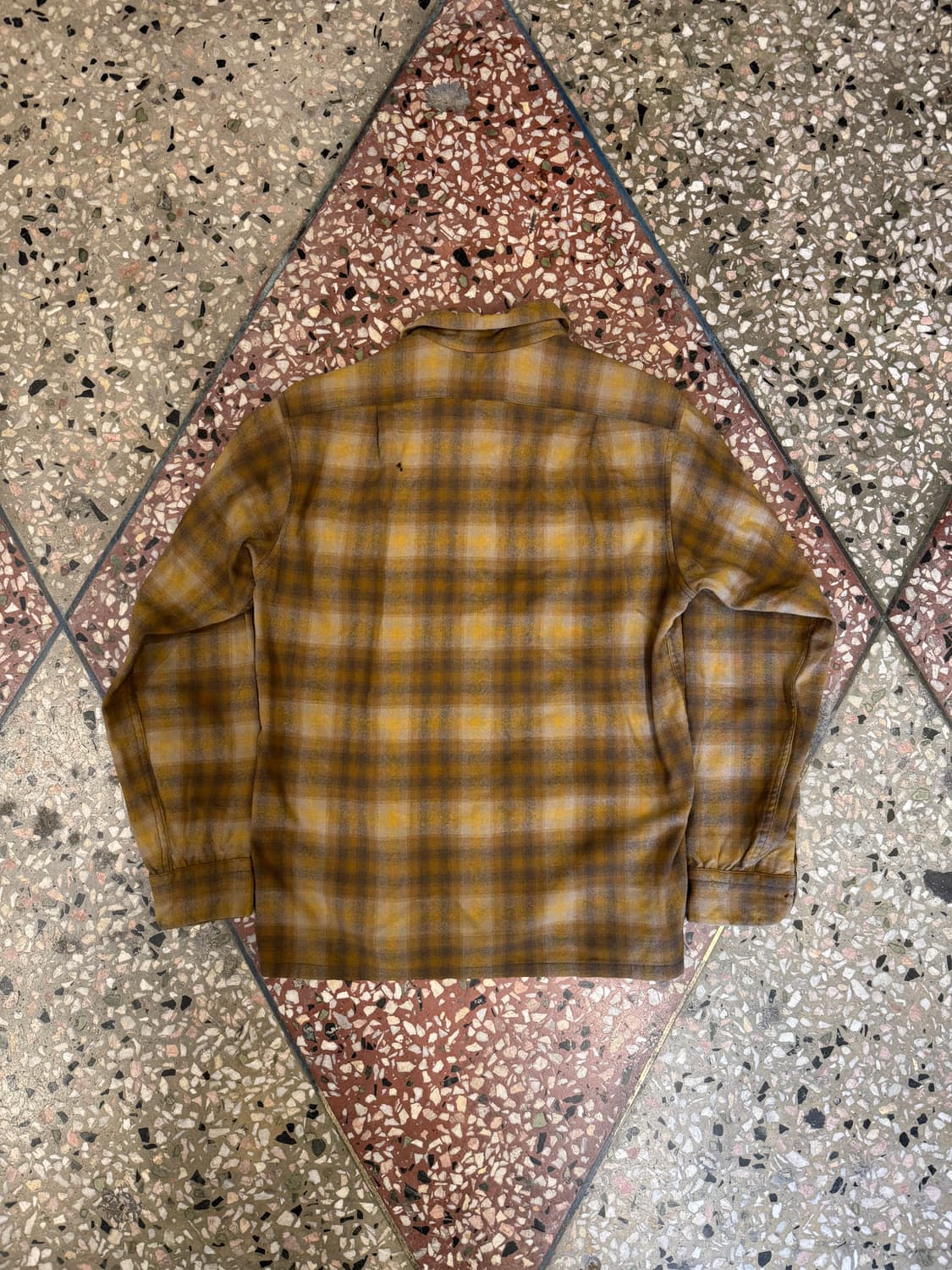 60s 펜들턴 옴브레 보드셔츠 (M) 상품이미지3