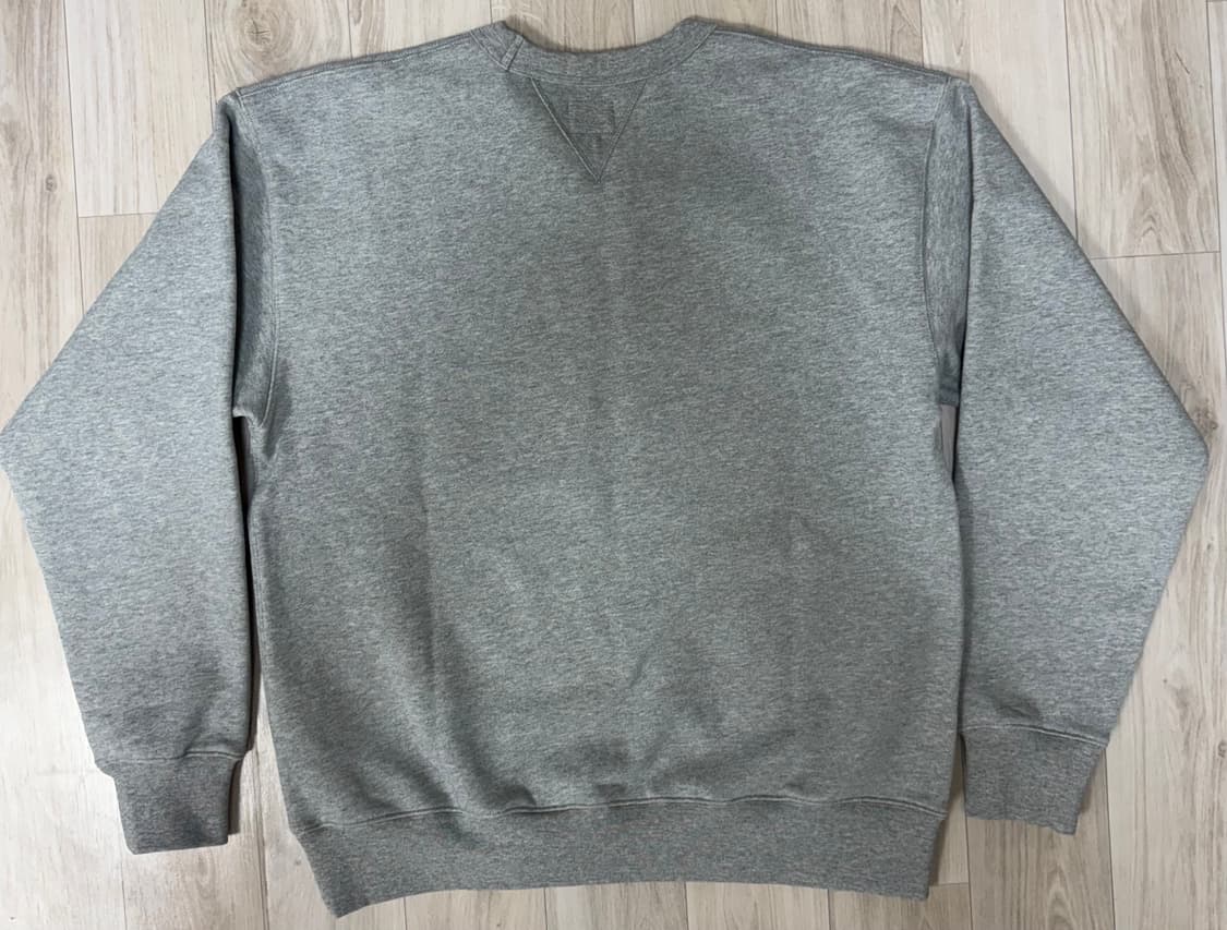 [아웃스탠딩] (10주년 프린팅) 어센틱 컴포트 스웨트셔츠 그레이 상품이미지2