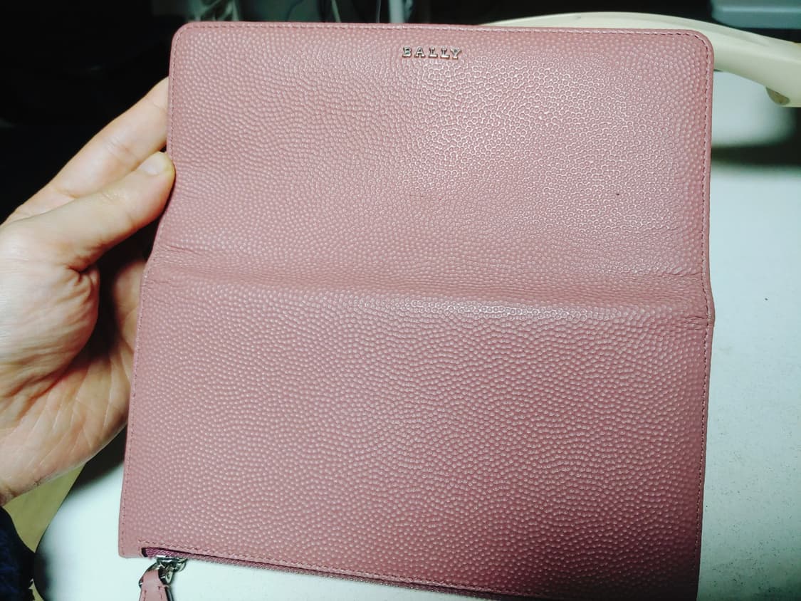 핑크 캐비어 발리 3단 지퍼 장지갑 현금지갑 상품이미지2