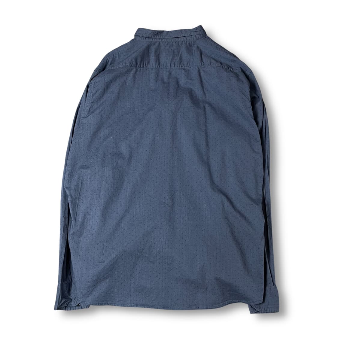 랭글러 애쉬블루 마이크로 패턴 원포켓 긴팔 셔츠 2XL 상품이미지3