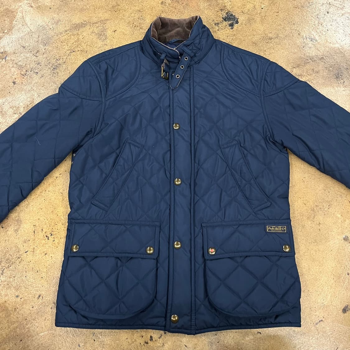[정품/S] 폴로 랄프로렌 네이비 퀼팅 자켓 b16 상품이미지3