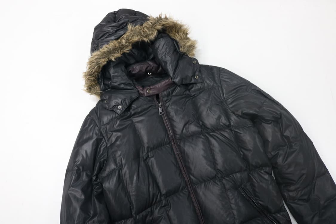 COX 빈티지 후드 퍼 덕다운 패딩 점퍼 상품이미지3