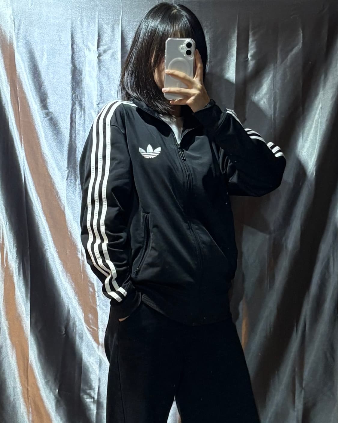 S 아디다스 OG 파이어버드 블랙 트랙탑 상품이미지1