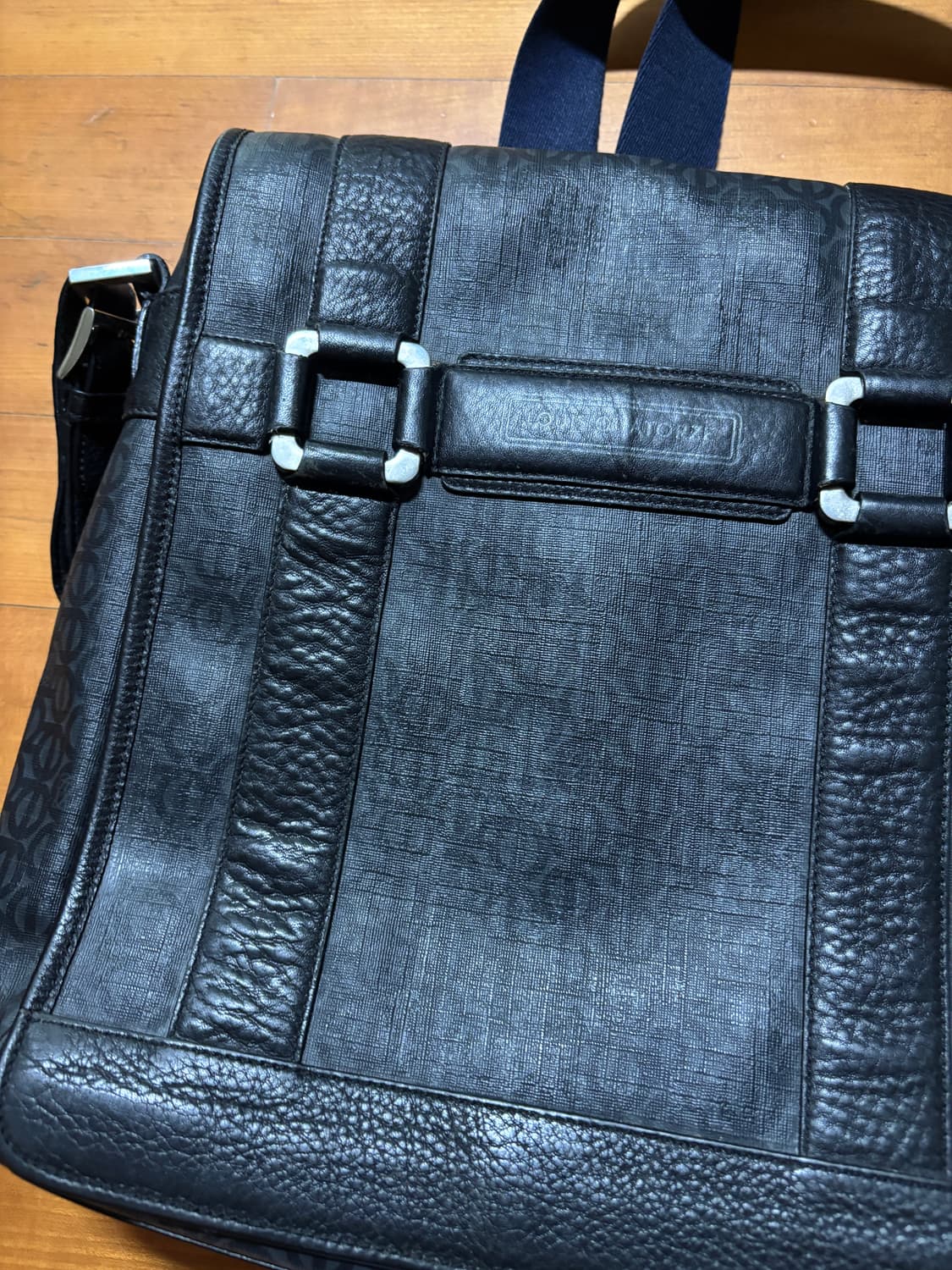 vintage louis quatorez leather mail bag 상품이미지2