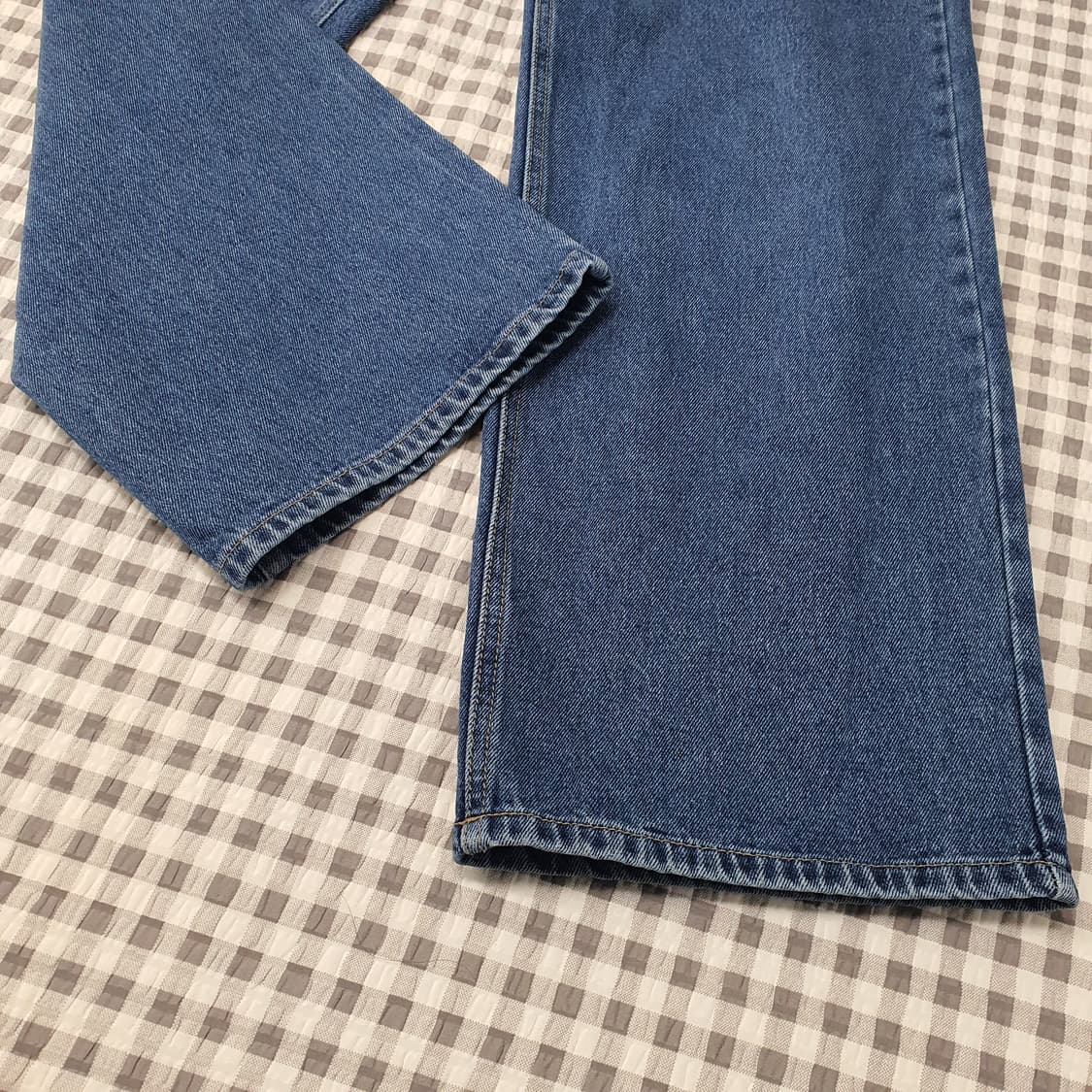 샌드사운드 와이드 데님 청바지 남자30 상품이미지4