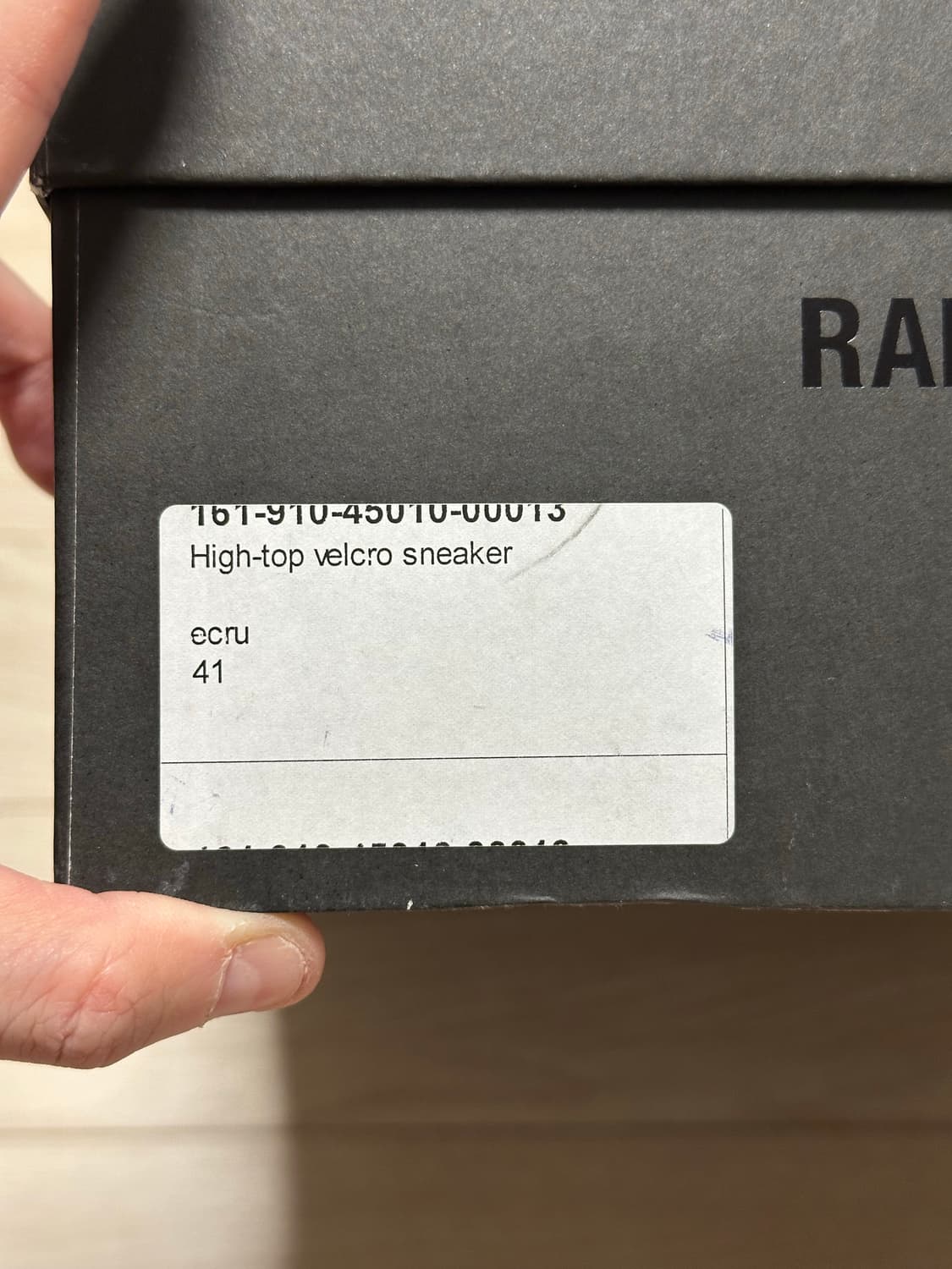 라프시몬스 벨크로 하이탑 41 사이즈 상품이미지10