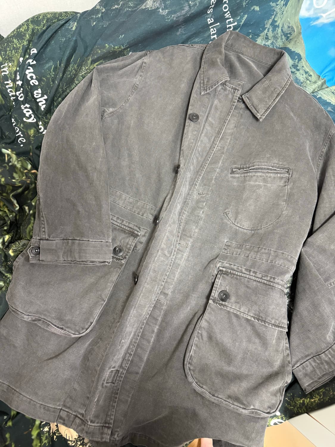 [3] 26ss 해칭룸 밀코트 그레이 상품이미지1