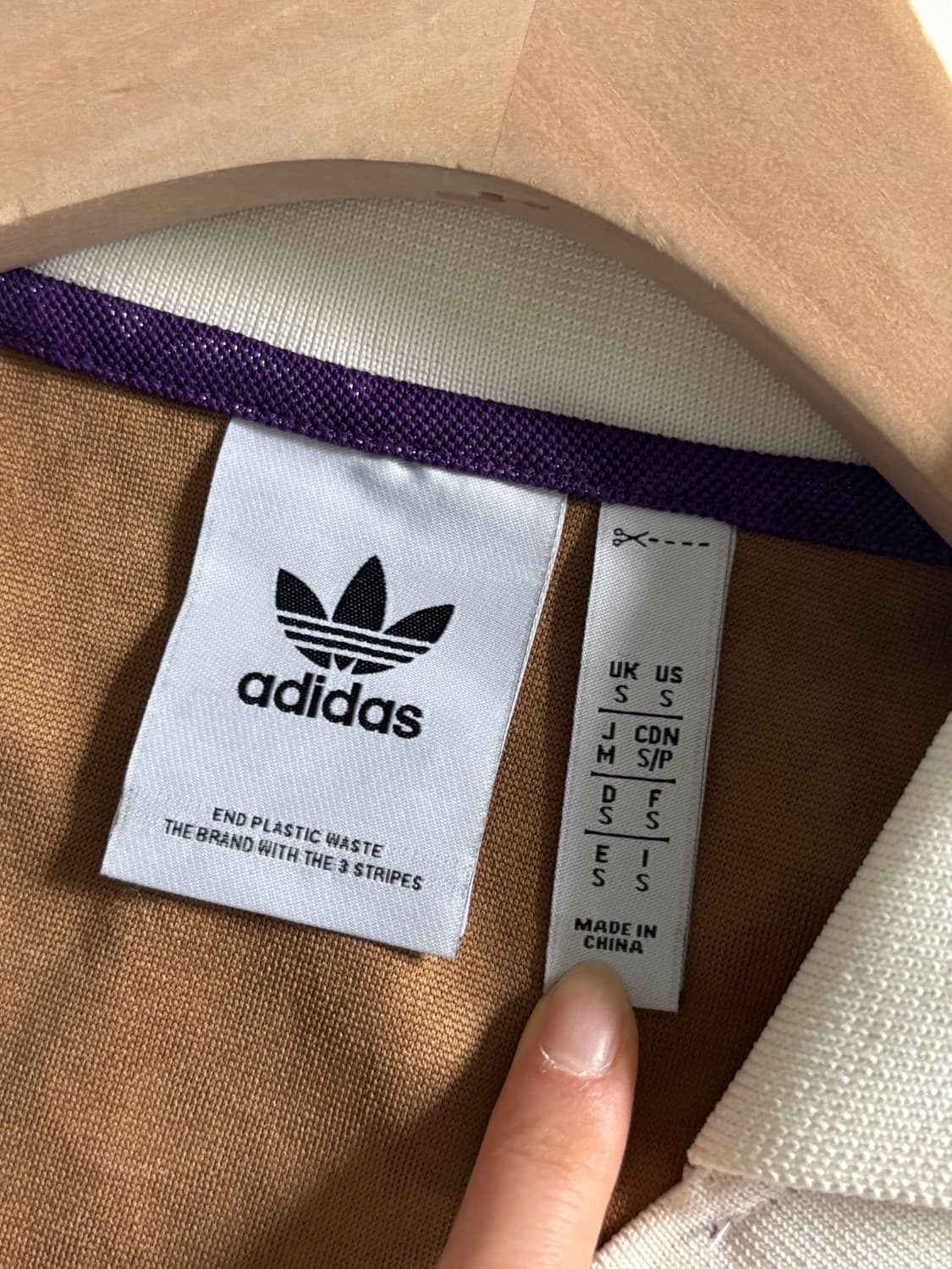 Adidas 아디다스 아디컬러 헤리티지 나우빈티지 카라 롱슬리브 데저트브 상품이미지5