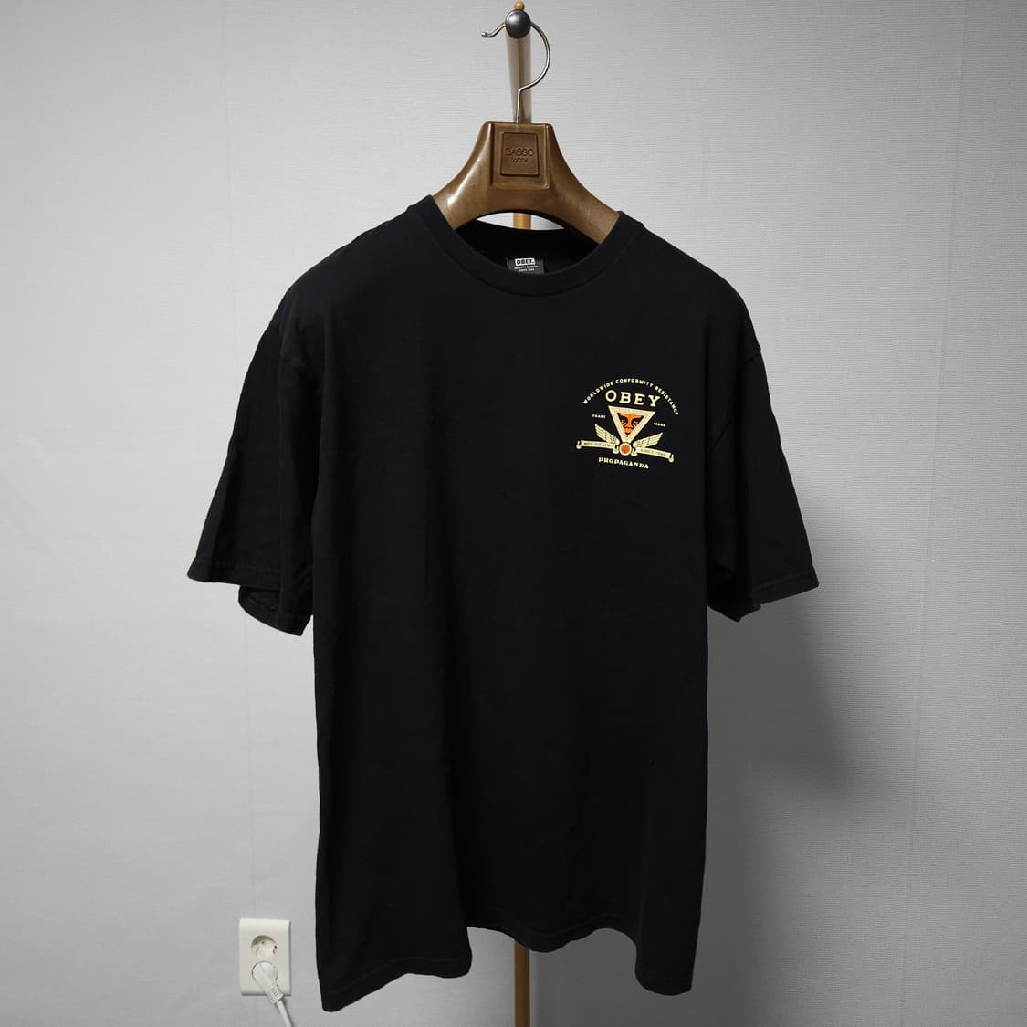 M ) OBEY 오베이 블랙 반팔 티셔츠 상품이미지2