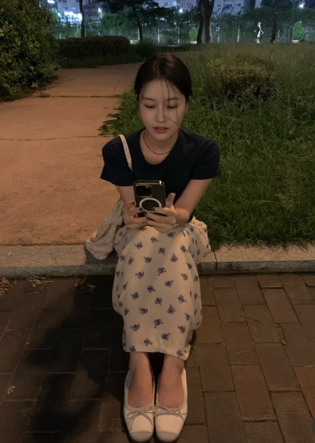 페이보릿띵스 플라워 롱 스커트 상품이미지5