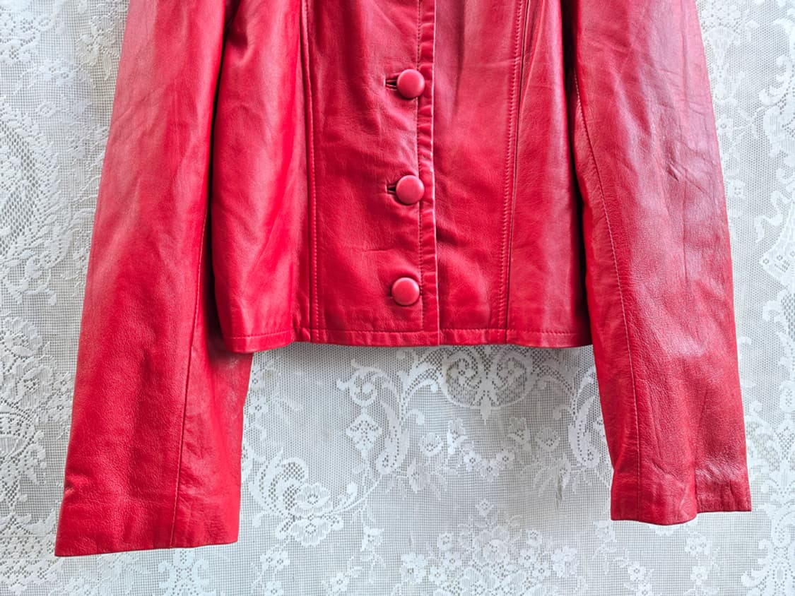 빈티지 램스레더 자켓 이태리 메이드 상품이미지3
