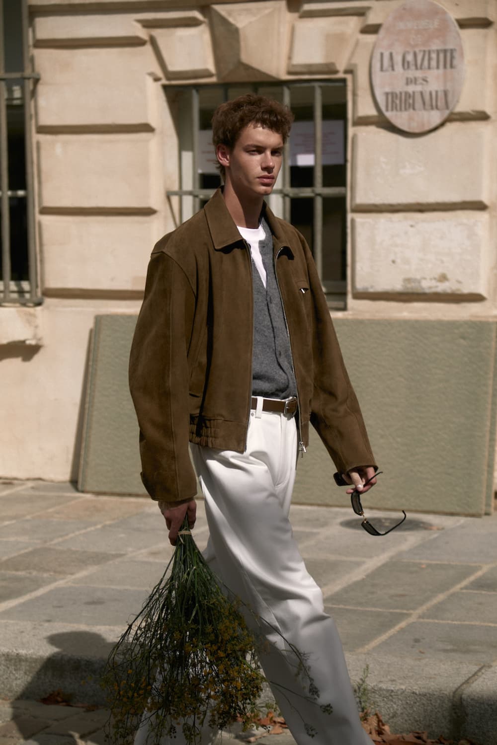 STU 고트 스웨이드 자켓 브라운 L 상품이미지1