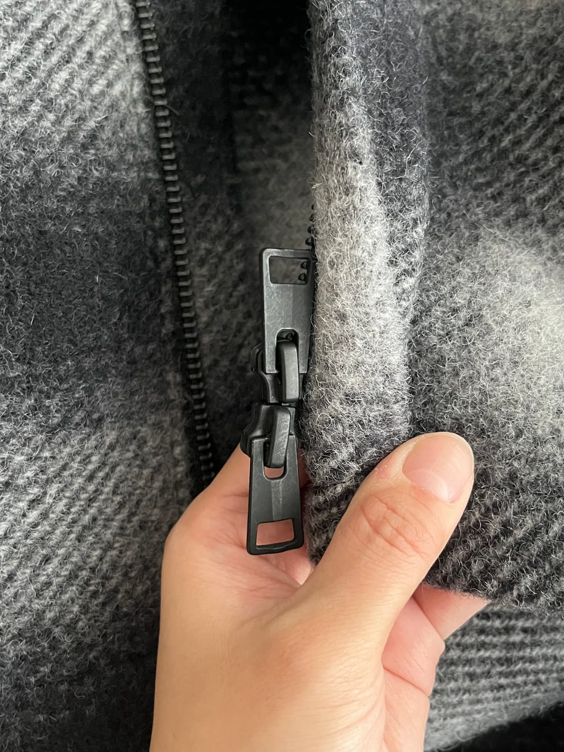 M) 코스 COS 릴렉스드핏 울 체크 오버 셔츠 상품이미지7