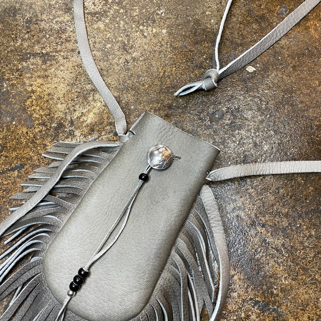 사슴가죽 프린지 미니 크로스백 상품이미지5