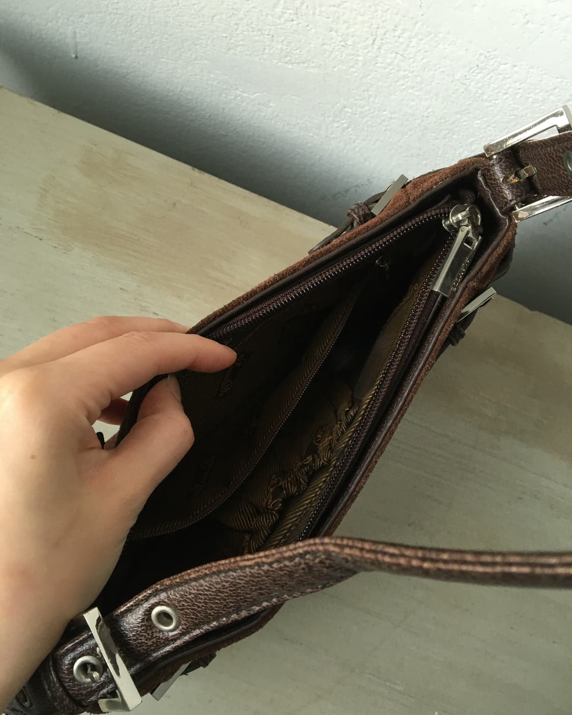  suede shoulder bag 상품이미지5