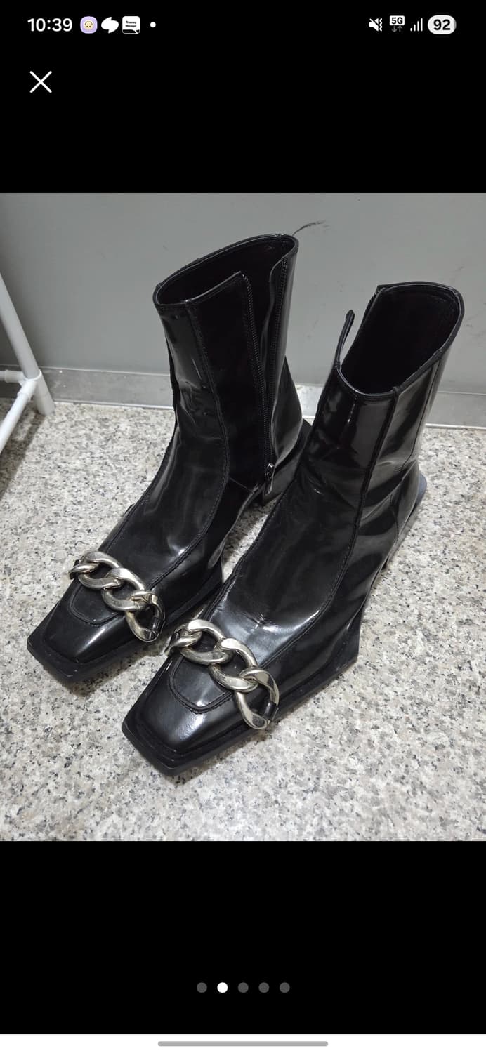 쏘유레슈어 collage 체인 부츠 260 상품이미지1