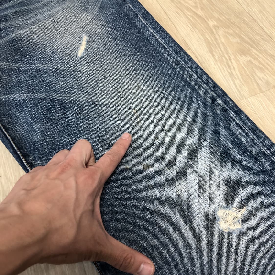 (31) 00's 리바이스 501 스트레이트진 04501 워시드 연청 데 상품이미지3