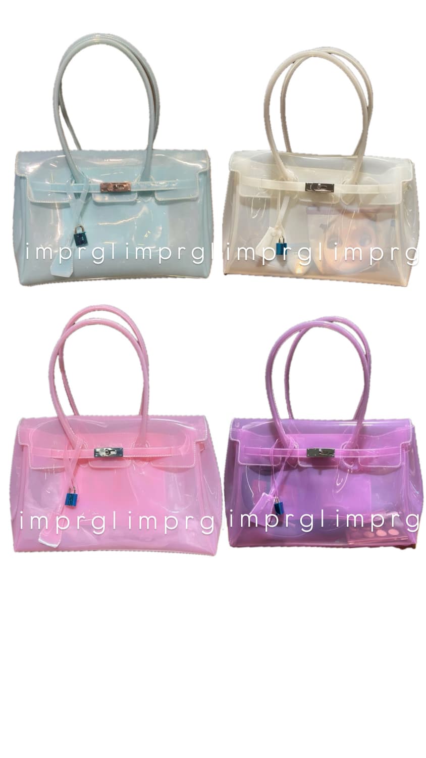 🪼공구 5/17까지) 유광 젤리 버킨백 jelly birkin bag✨ 상품이미지5