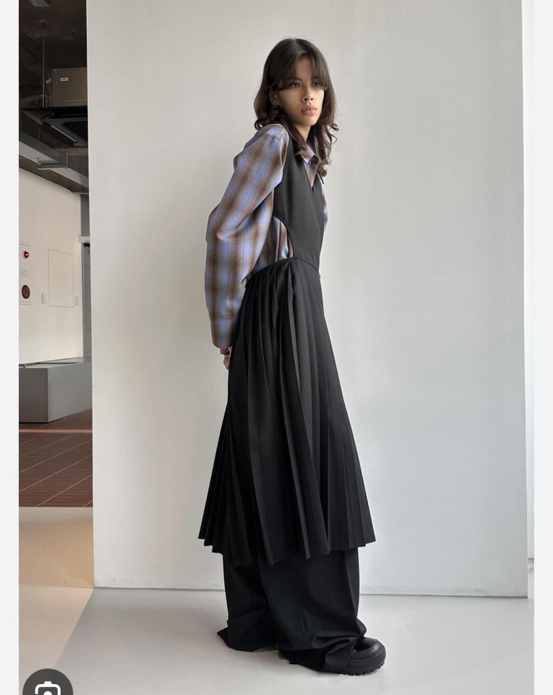 Low classic 플리츠 드레스 상품이미지4