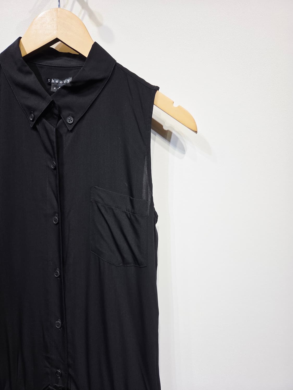 Theory 띠어리. 여자 민소매 드로스트링 웨이스트 점프수트_호칭4 상품이미지3