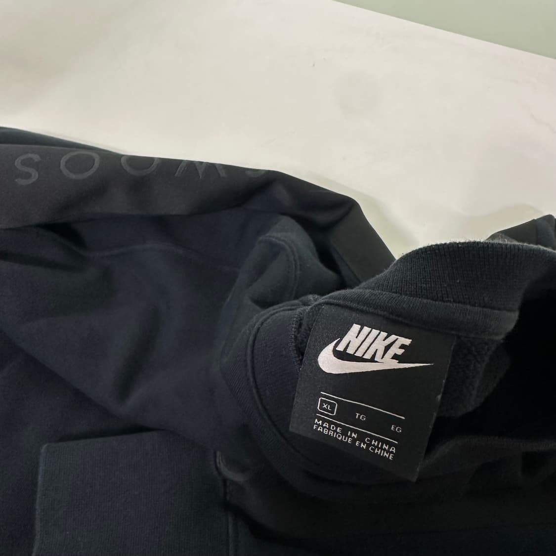 XL 나이키 나그랑 루즈핏 스우시 자수로고 코튼 맨투맨 상품이미지4