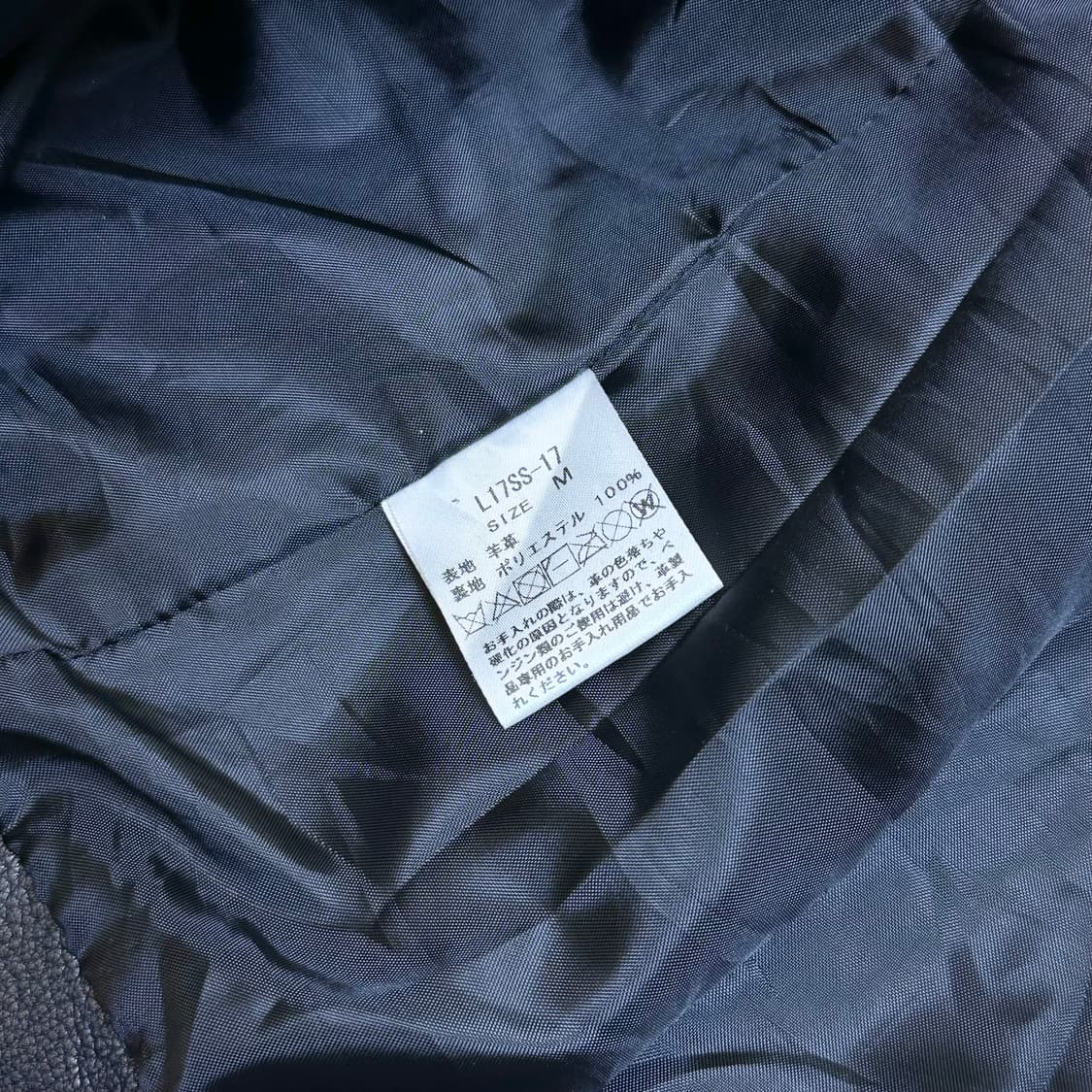 LIDnM 싱글 라이더 램스킨 가죽 자켓 상품이미지8