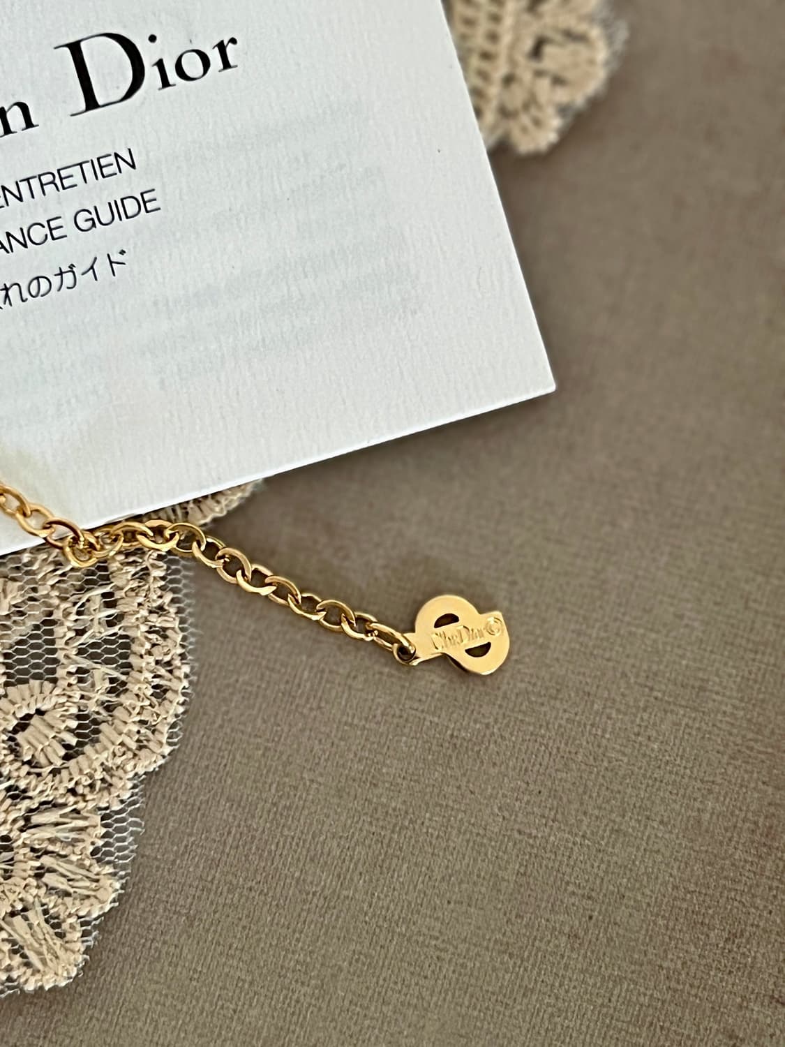 디올 CD로고 목걸이 / 정품감정,케어  상품이미지4