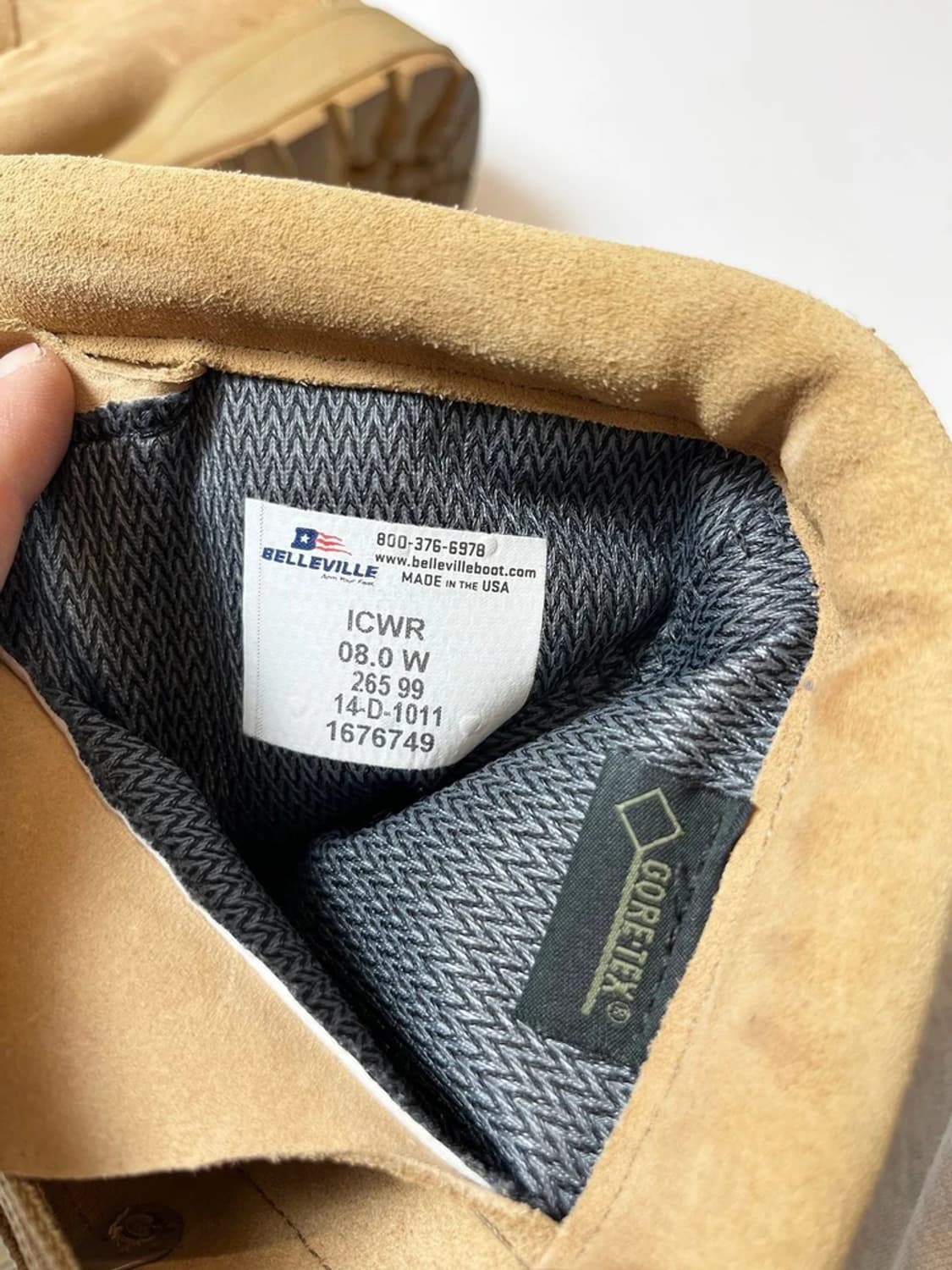 BELLEVILLE 베르빌 고어텍스 USA 사막화 워커 Q1318 상품이미지9