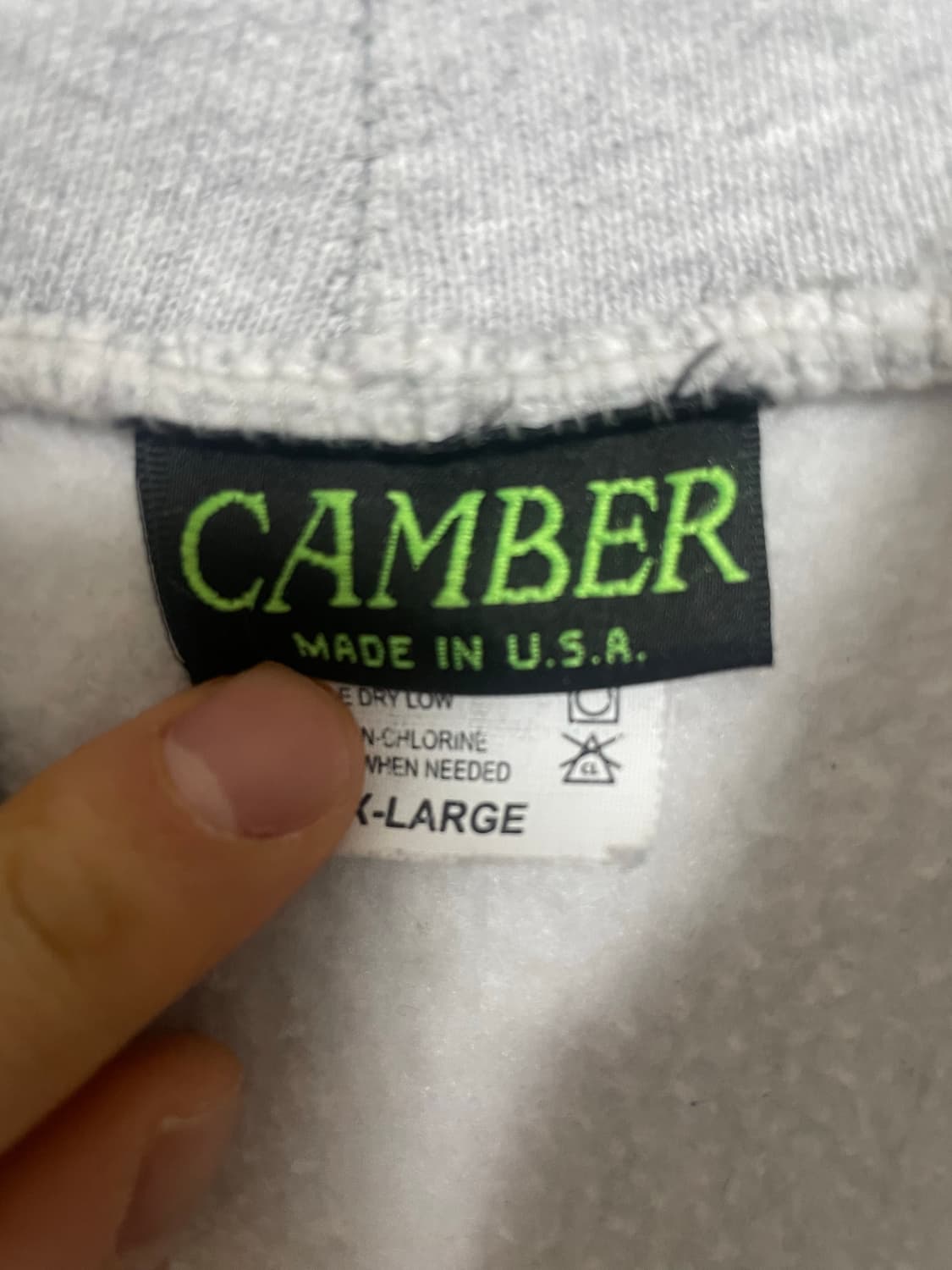 Usa 캠버 후드집업 xl 상품이미지3