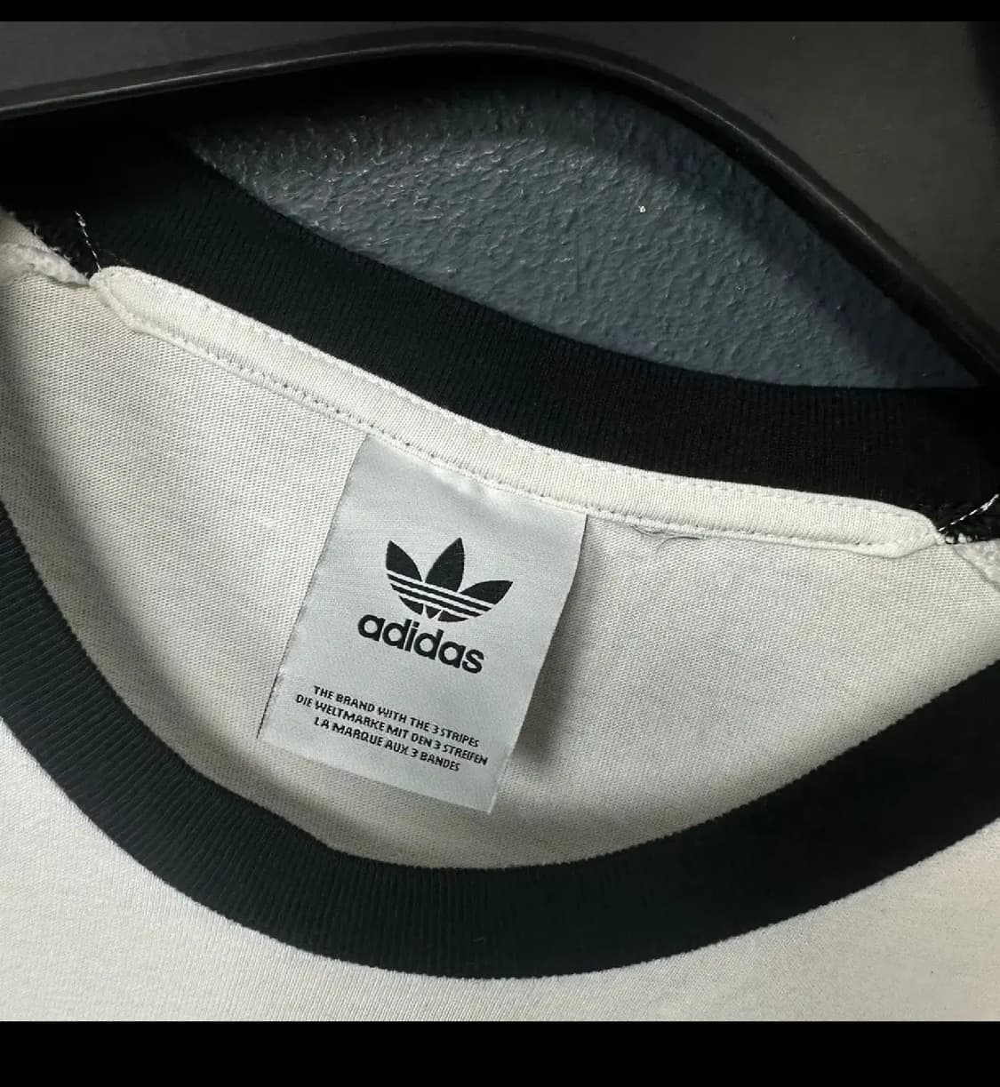 4XL 아디다스 로고 화이트 링거 반팔 티셔츠 팝니다 상품이미지5