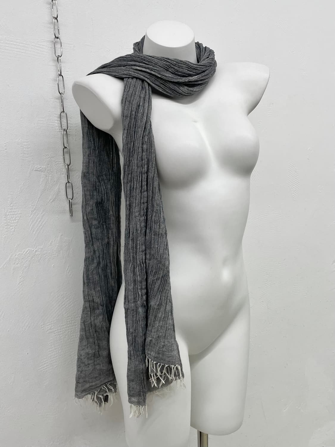 그런지 코튼 머플러  상품이미지2