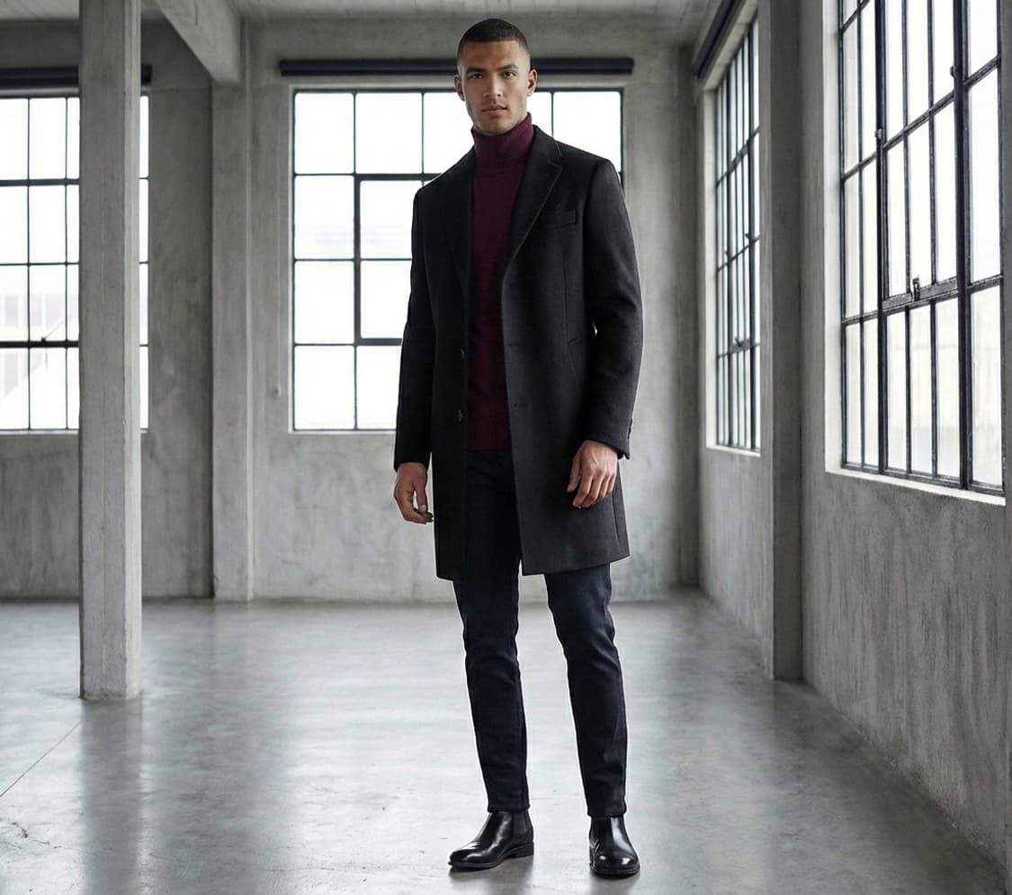 피에르가르뎅 캐시미어 100% 싱글 코트 (A급/XL) 상품이미지1