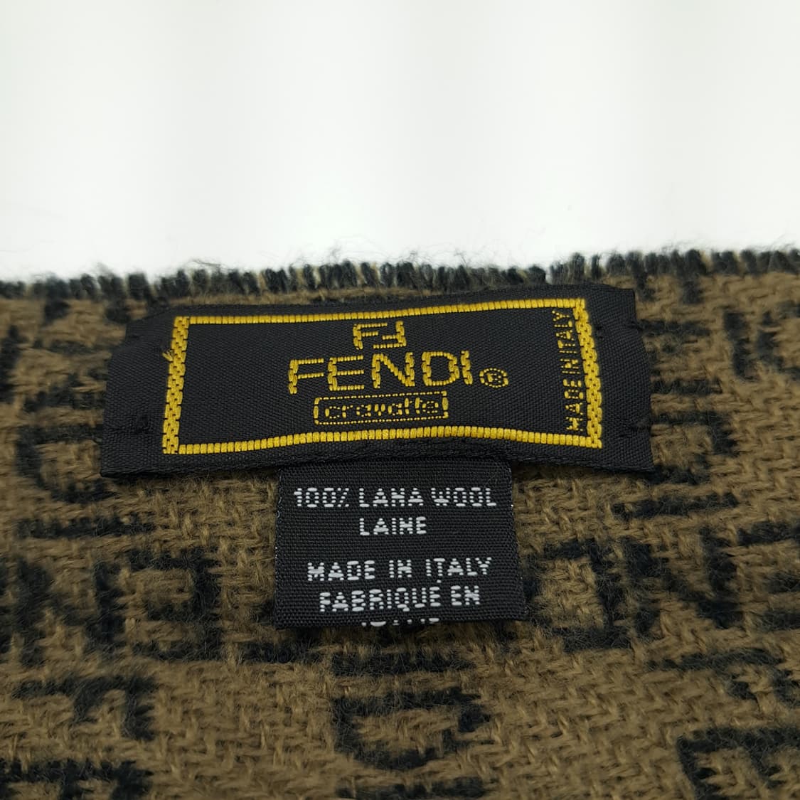 MX270 펜디 클래식 FF 패턴 울 목도리 머플러 상품이미지5