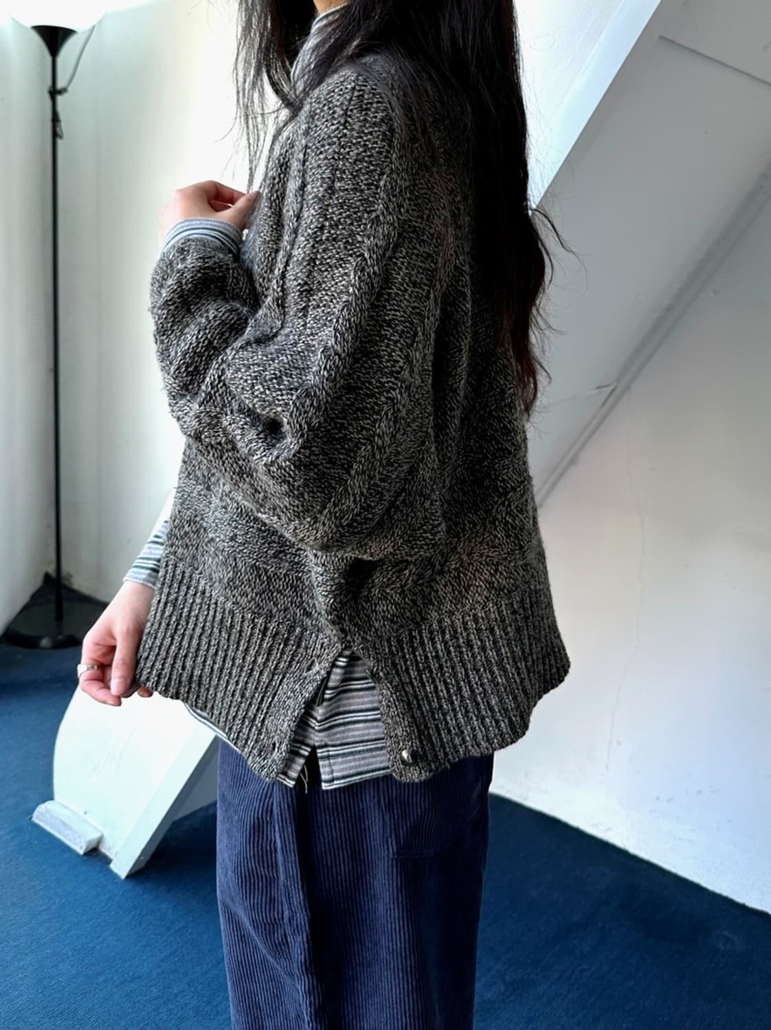 Stripe pattern high gauge fabric stretch 상품이미지9