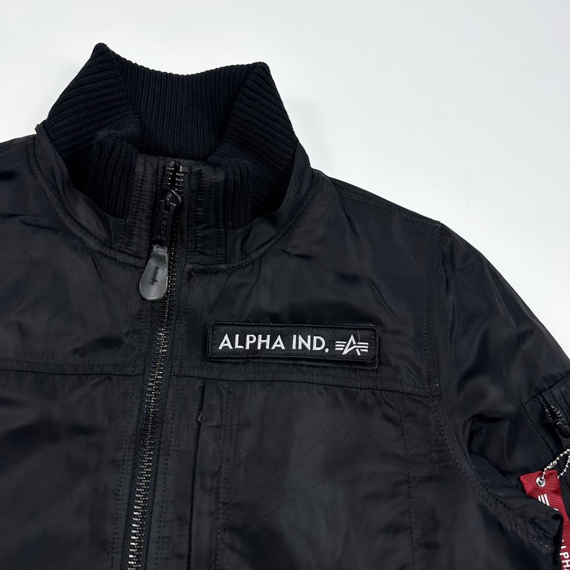 (하자존재) 알파인더스트리 재팬 MA-1 항공점퍼 블랙 M 상품이미지4