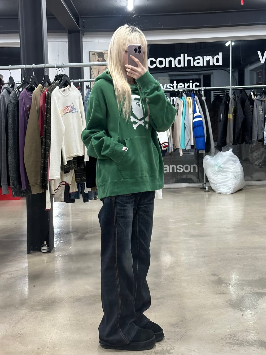 베이프 에이프 해적 크로스본 풀오버 후드티 상품이미지2