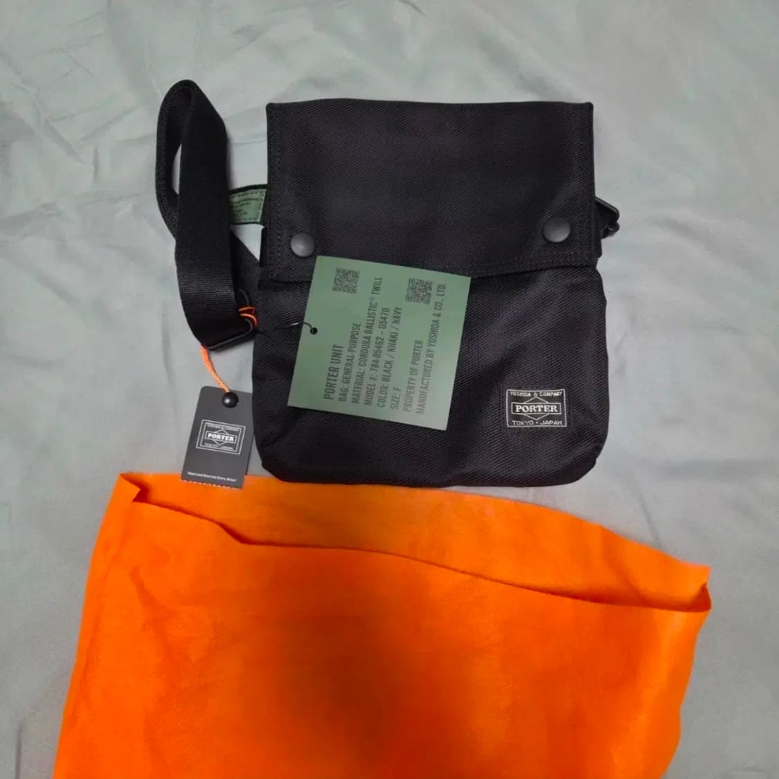 포터 유닛 숄더백 블랙 미사용 새제품 상품이미지3