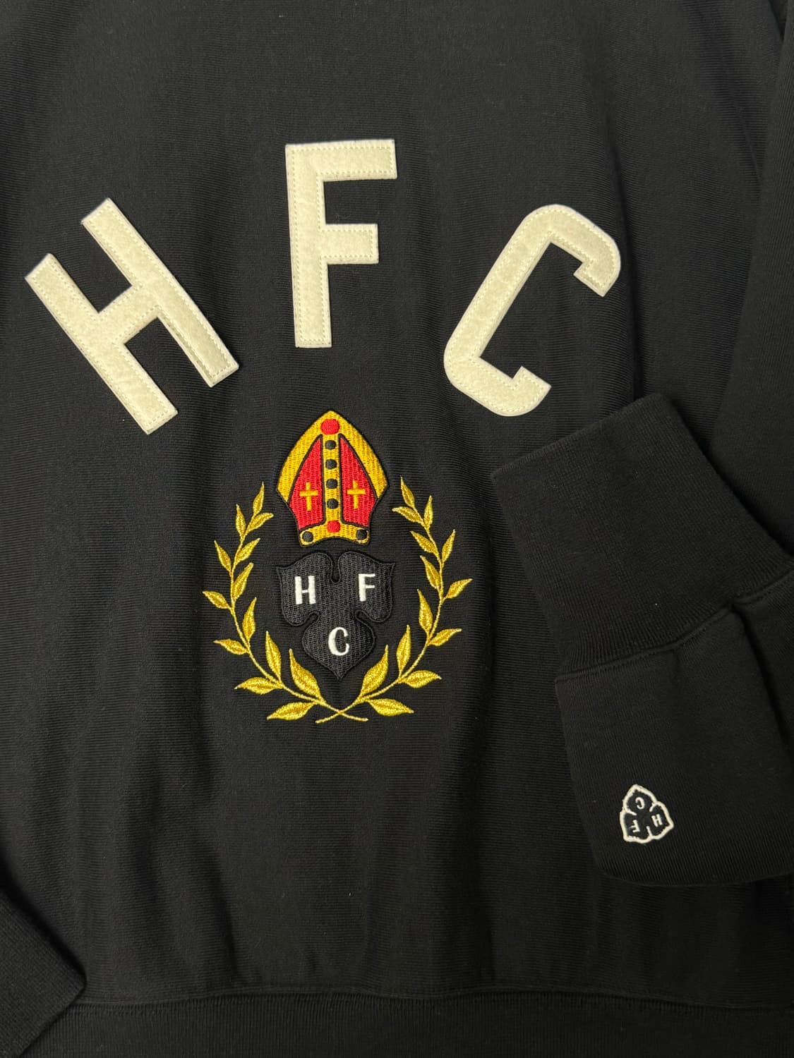 헤리티지플로스 맨투맨 블랙 M 상품이미지2