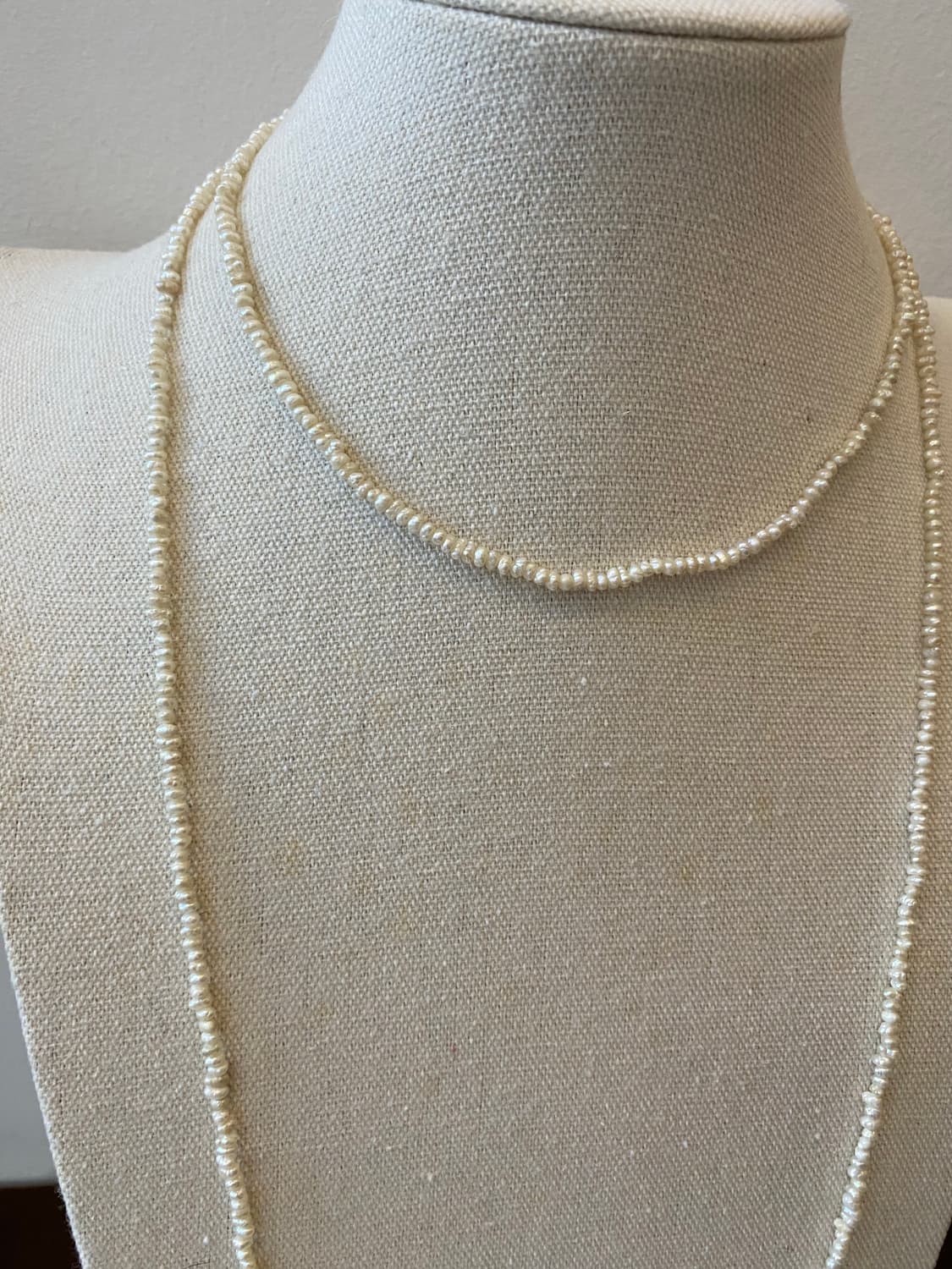 못난이진주 일본 목걸이 롱 담수 진주 목걸이 상품이미지9