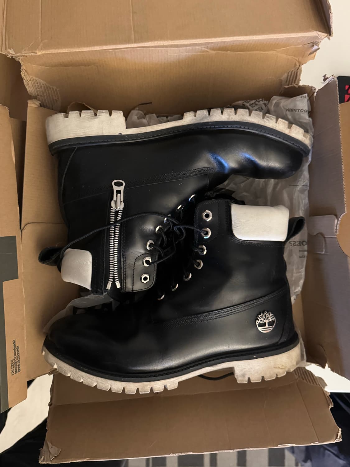 290) 팀버랜드 스투시 6인치 블랙 상품이미지3